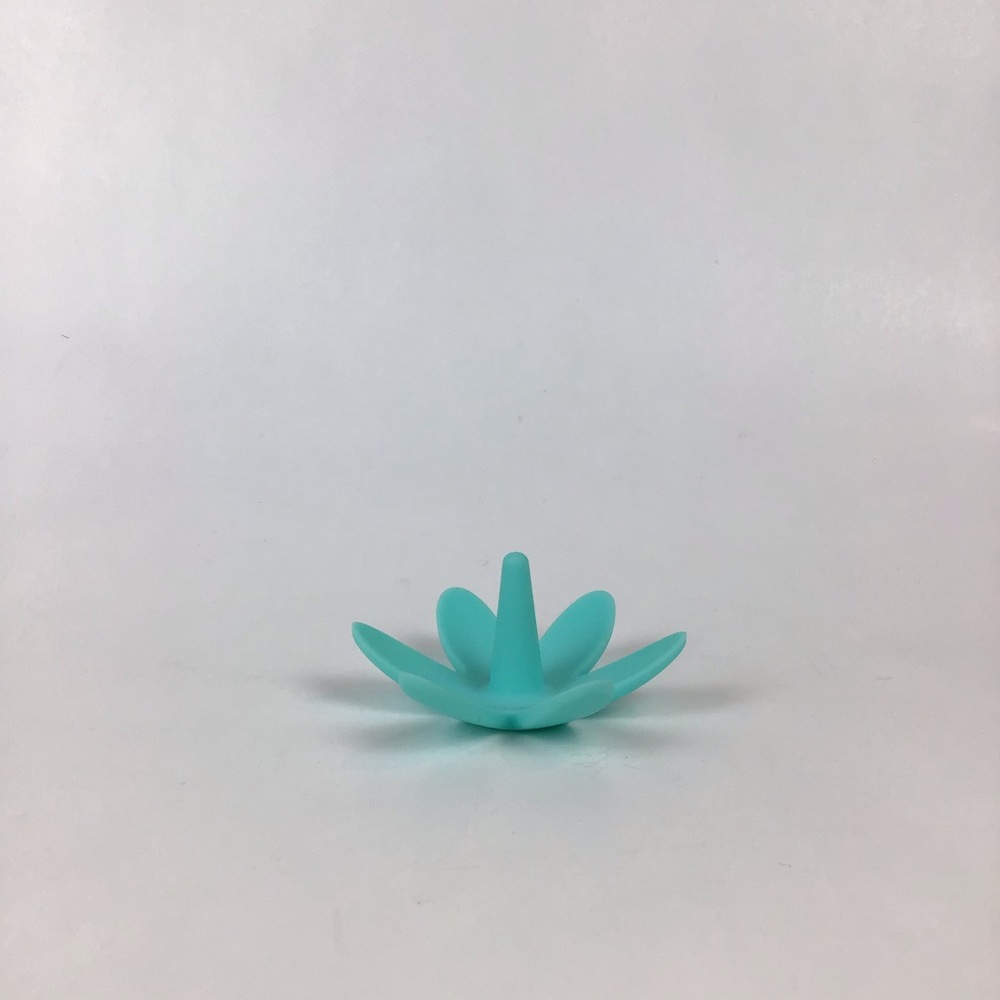 Turquoise Flower Ring Holder